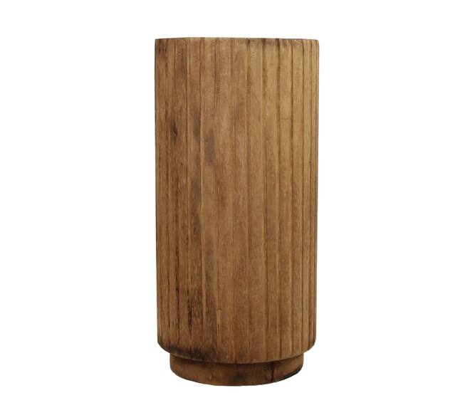 Side table paulownia wood 38x38x78cm - Brown
