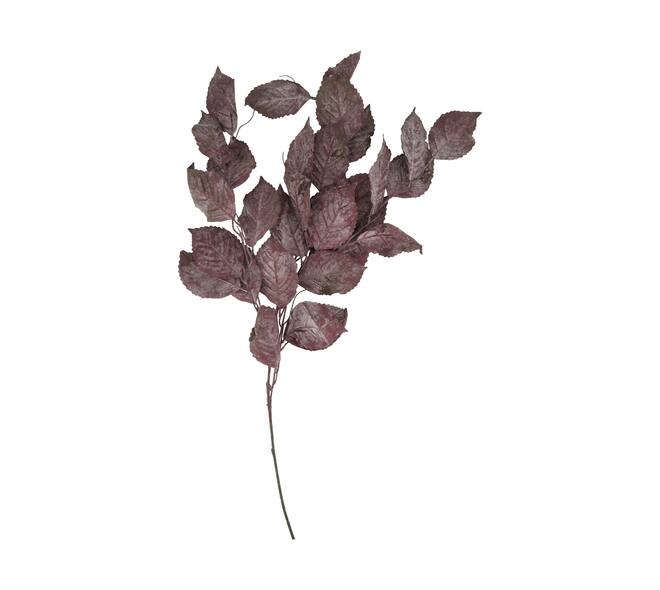 Branch with leaves artificial 110x40x3cm - Red
