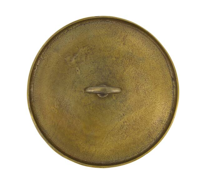 Etagiere round aluminium 1 layer 30x30x15cm