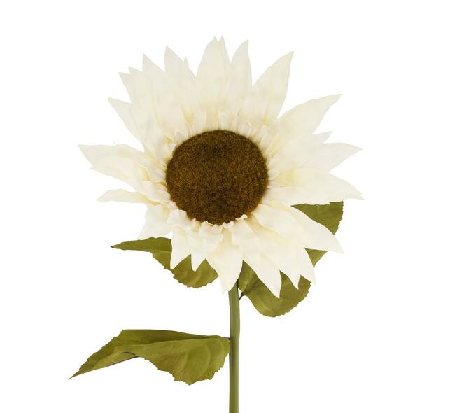 Flower sunflower artificial 100x38x38cm - White