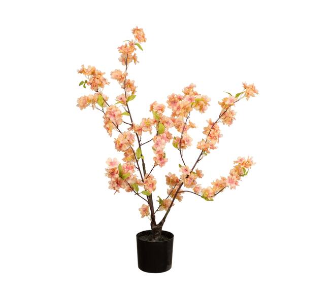 Tree blossom artificial 27x15x80cm - Orange