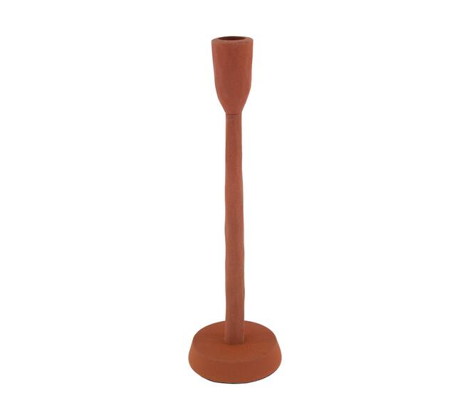 Candle holder aluminium 9x9x30.5cm