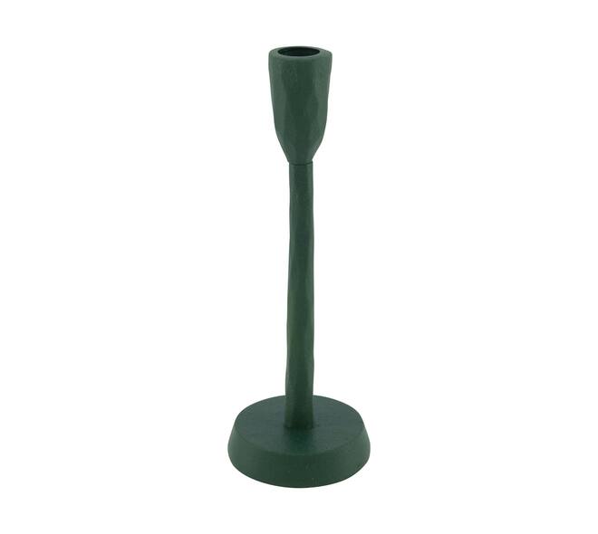 Candle holder aluminium 9x9x25.5cm