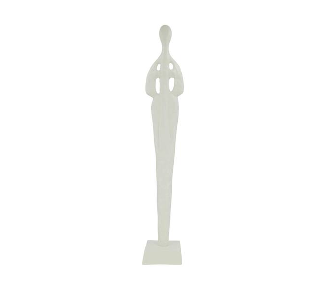Statue aluminium 13.5x13.5x76cm