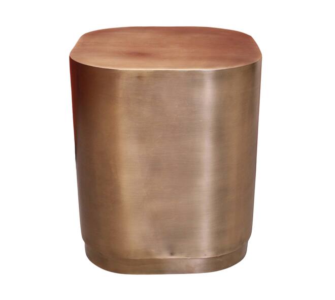 Table metal 38x38x44cm - Bronze