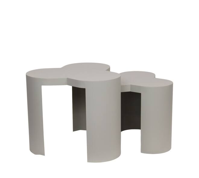 Table metal 42x42x35cm S/2