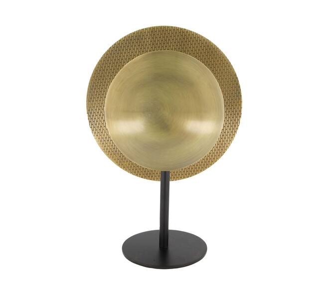 Table lamp with etching aluminium 28x15x38.5cm - Bronze