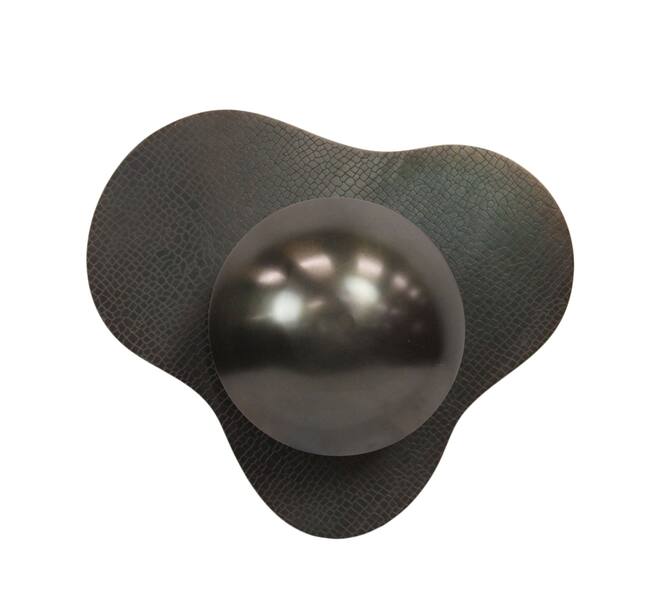 Wall light with etching aluminium 47x39x18cm