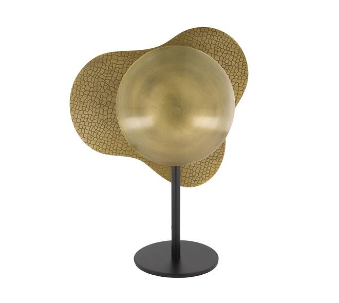 Table lamp with etching aluminium 33x15x40cm