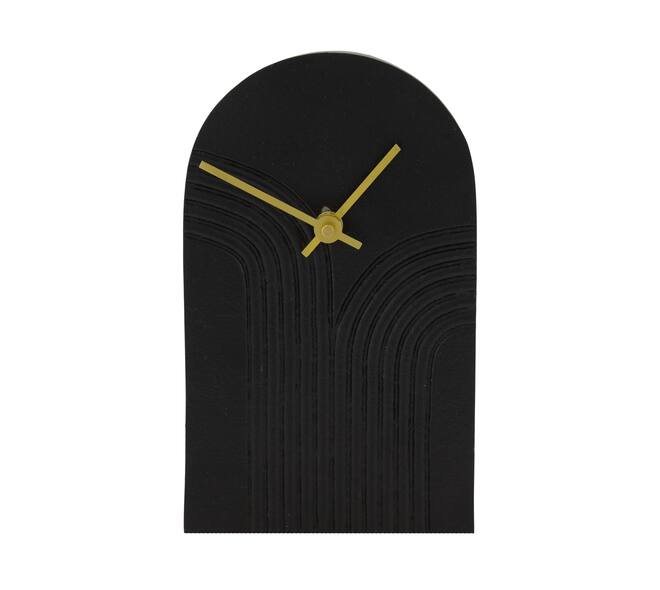 Clock aluminium 12.5x4x20cm