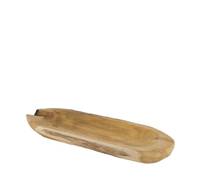 Bowl teak wood 46x15x7cm - Natural