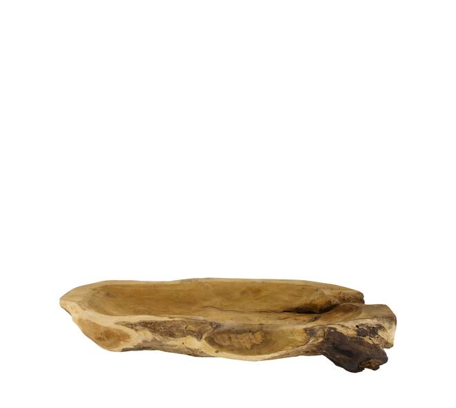 Bowl teak wood 58x18x8cm - Natural