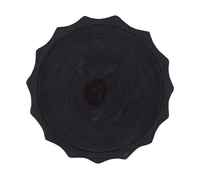 Tray round paulownia wood 28x28x3cm