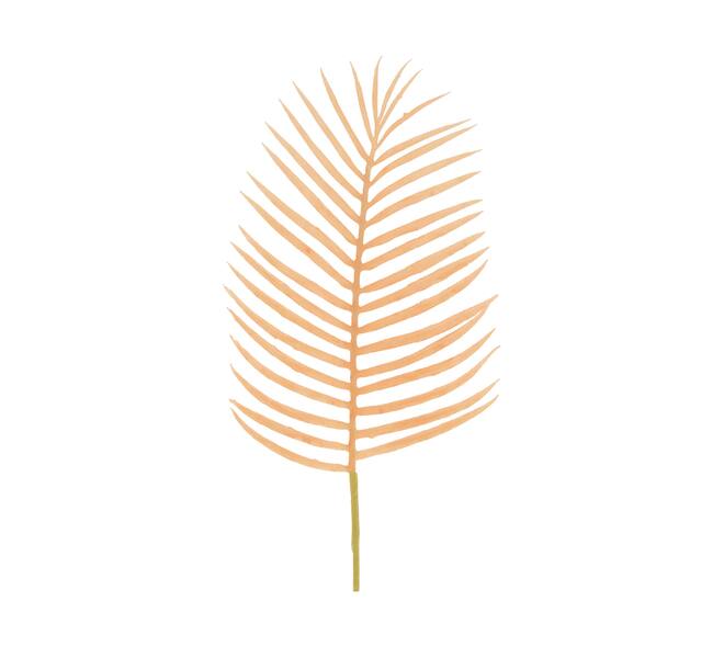 Leaf artificial 77x24x2cm - Orange
