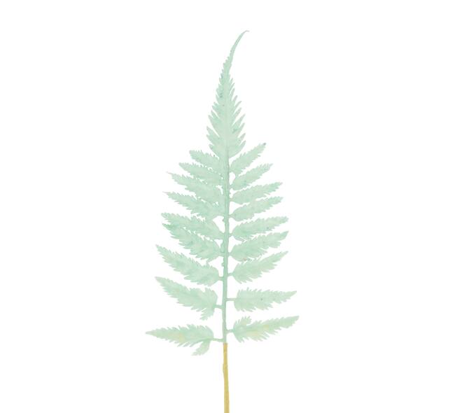 Leaf fern artificial 77x17x2cm - Blue