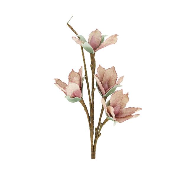 Flower magnolia jute 77x30x10cm