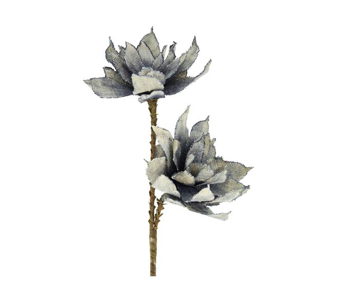Flower magnolia jute 77x30x10cm