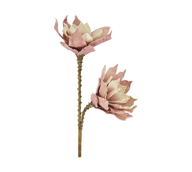 Flower magnolia jute 77x30x10cm