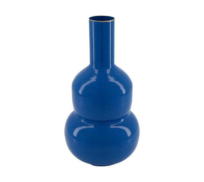 Vase metal 14x14x27cm