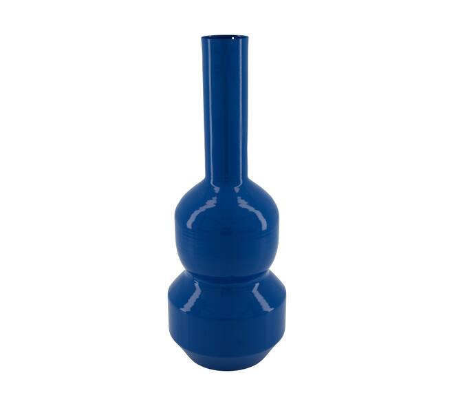 Vase metal 12.5x12.5x34cm