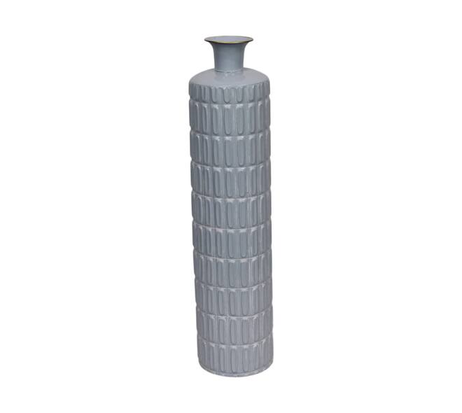 Vase metal 16x16x68cm