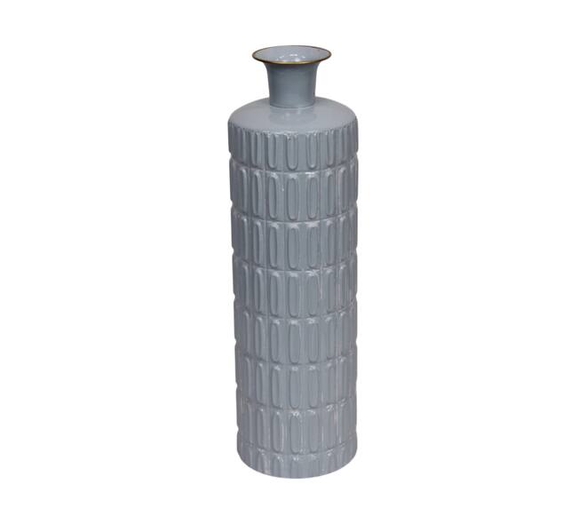 Vase metal 15.7x15.7x53cm