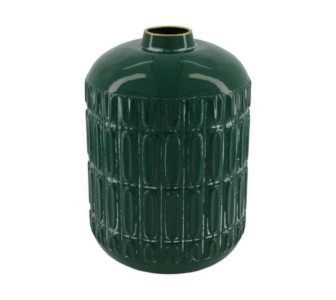 Vase metal 18.5x18.5x26.5cm