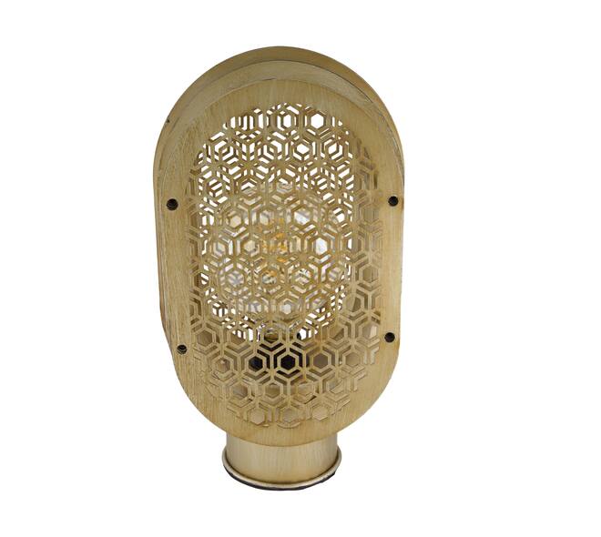 Table lamp metal 22x18.5x38cm - Gold