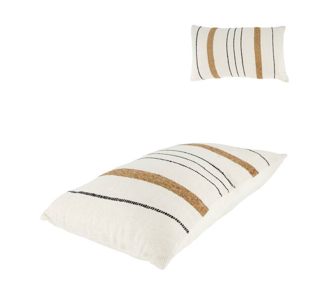 Cushion recycled cotton 30x50x9cm