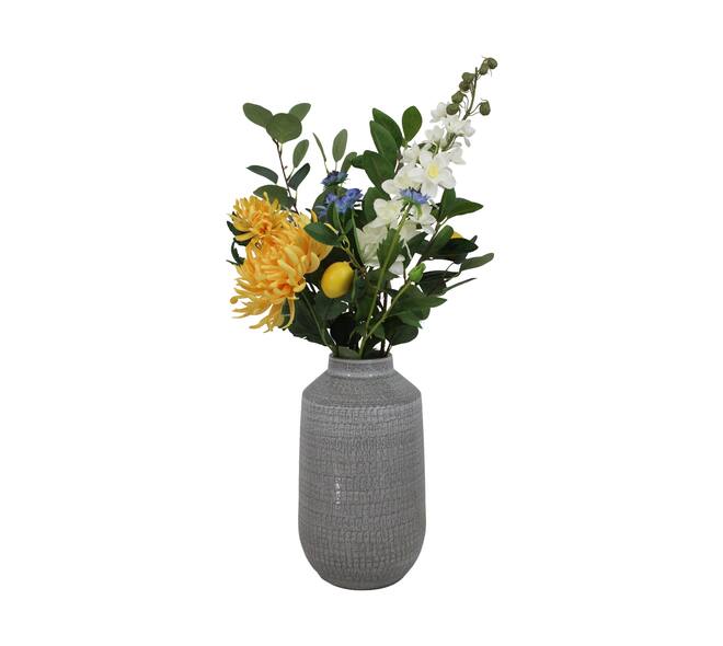 Flower box bouquet 7 stems citrus dreamscape artificial 78.9x19x10cm - Multi