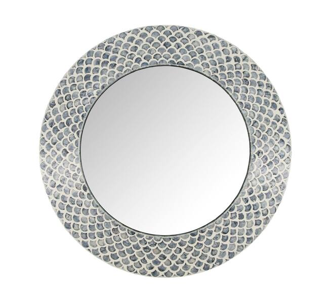 Mirror capiz / mdf 57x2x57cm