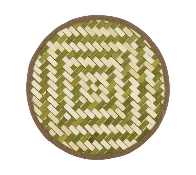 Placemat chip wood 28x28x0.4cm