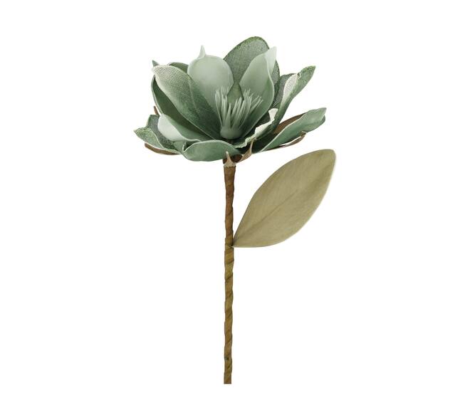 Flower magnolia jute 77x18x18cm