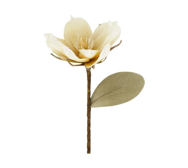 Flower magnolia jute 77x18x18cm