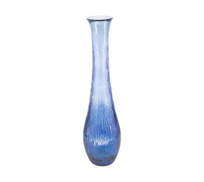 Vase recycled glass 25x25x99cm
