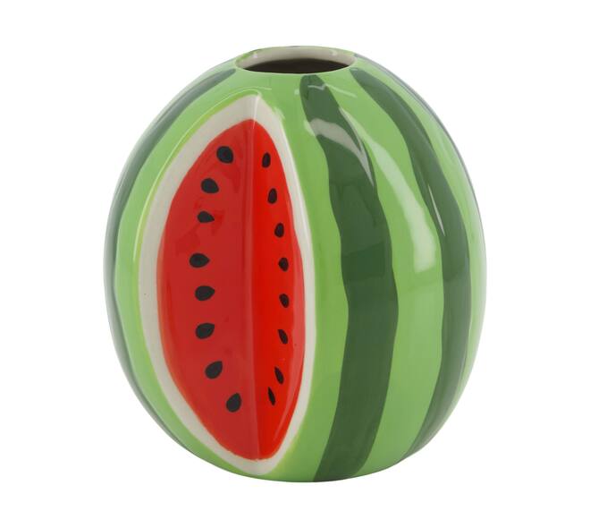 Vase watermelon ceramic 11.4x10.7x12.1cm - Multi