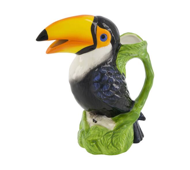 Vase toucan ceramic 20.2x10.1x23.2cm - Multi