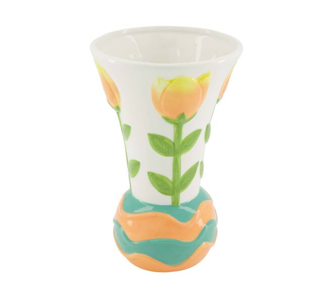 Vase ceramic 15x15x23cm - Multi