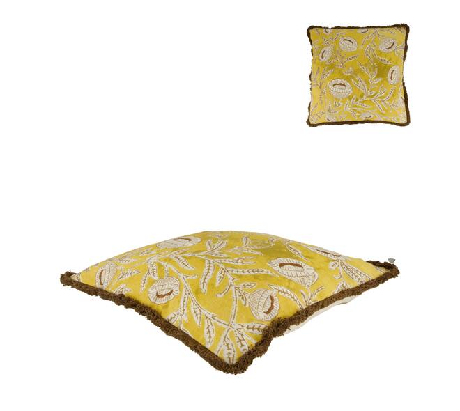 Cushion cotton 45x45x9cm - Multi