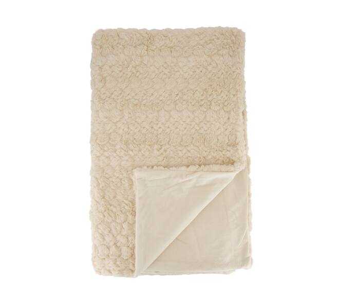 Plaid honeycomb polyester 170x130x2cm