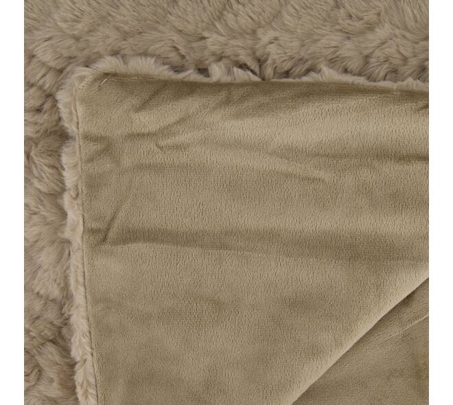 Plaid honeycomb polyester 170x130x2cm