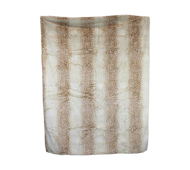 Plaid deer fur polyester 170x130x2cm