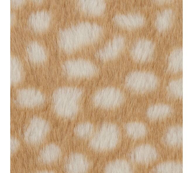 Cushion deer fur polyester 45x45x12cm