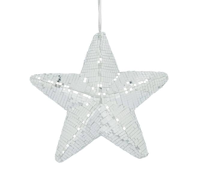Hanger star disco foam with hanger 38x38x10cm