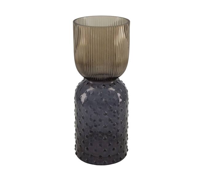 Vase glass 10x10x26.5cm