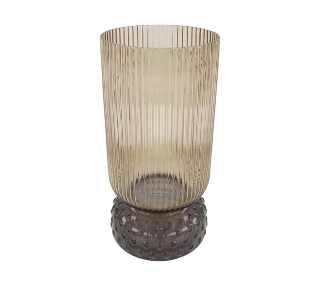 Vase glass 20x20x40cm