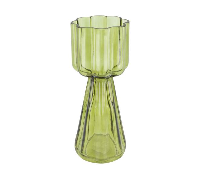 Vase glass 12x12x30.5cm