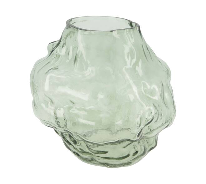 Vase glass 28x24.5x24.5cm