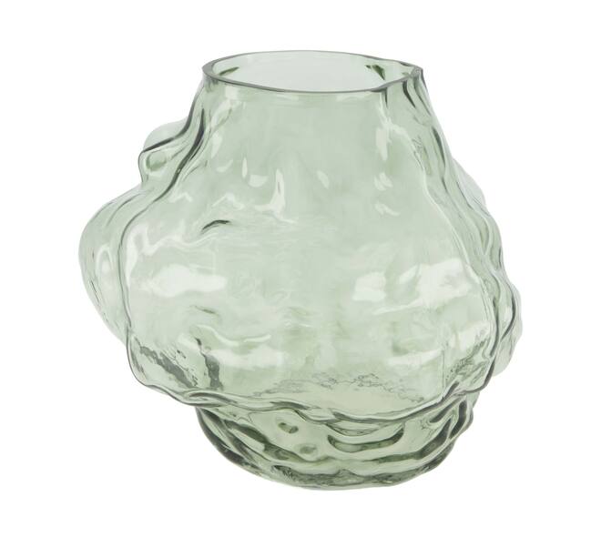 Vase glass 28x24.5x24.5cm
