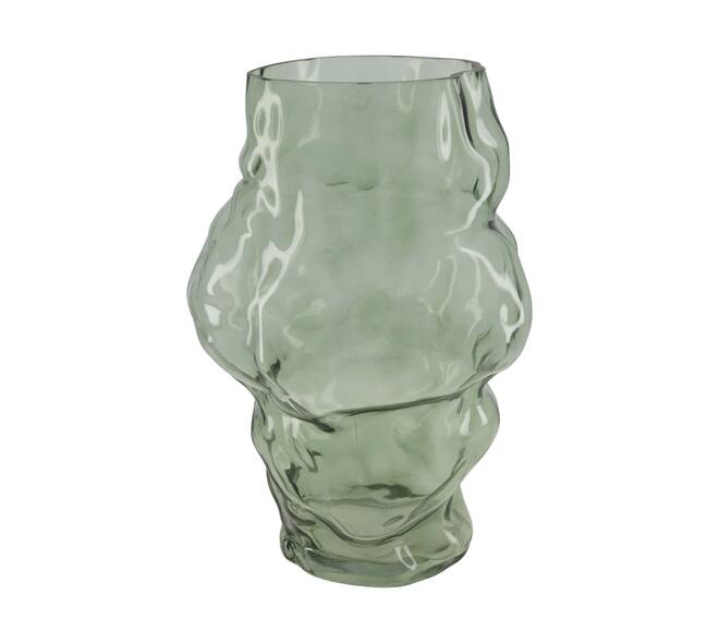 Vase glass 23x20x36cm